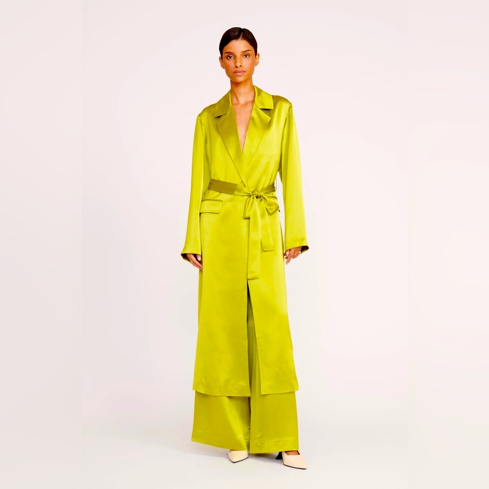 STAUD Imani Coat Garden Moss *NWT SOLD OUT*